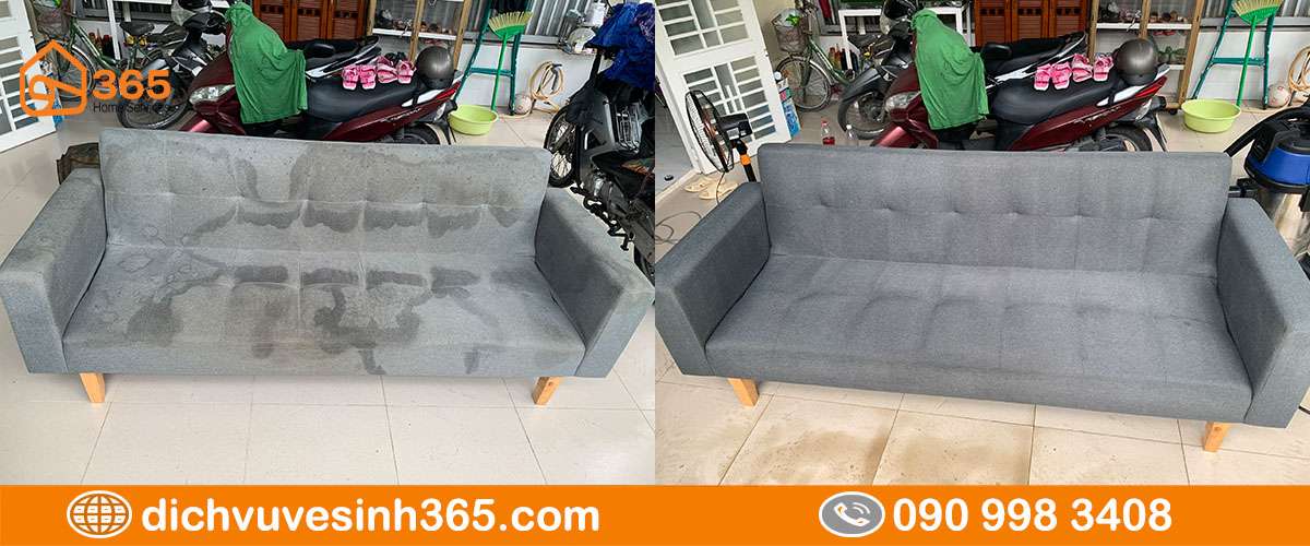 Ghế sofa văn phòng trước sau giặt