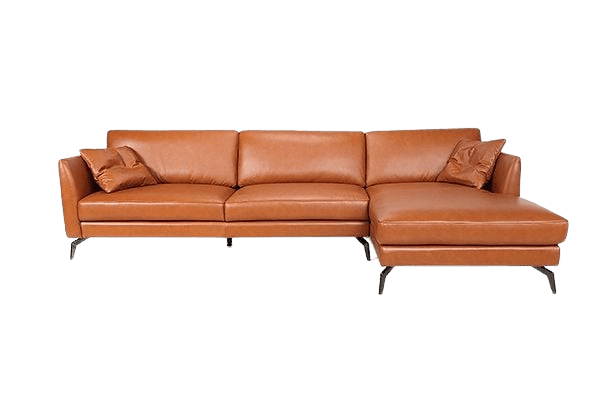 Nhân viên lau sạch sofa da bằng dung dịch chuyên dụng